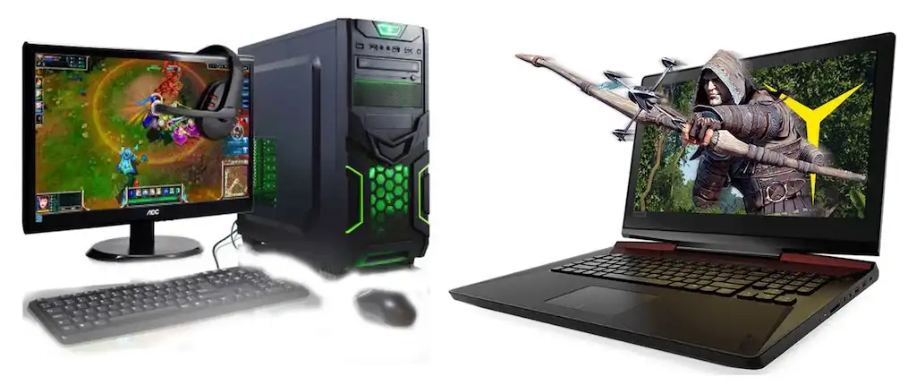 computer and laptop
